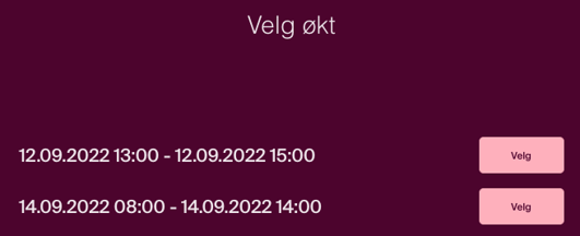registrere oppmøte