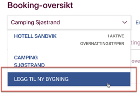 booking bygning