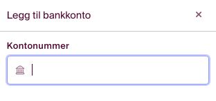 kontonummer