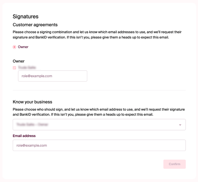 signatures