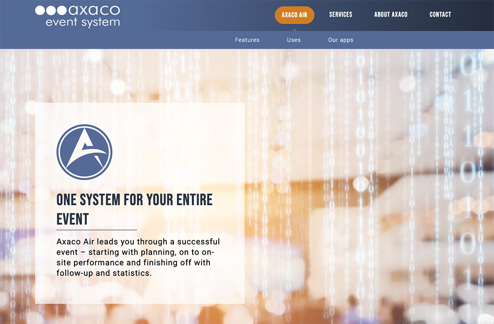 Axaco eventsystem