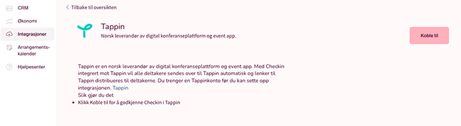 Intregasjoner-Menyen-Tapin