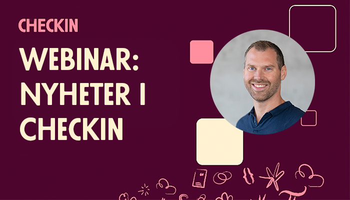 Nyheter i checkin webinar bilde