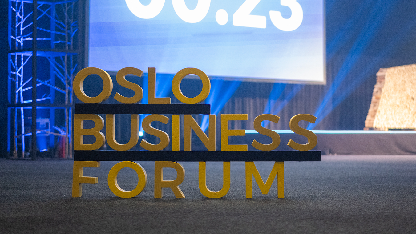 Oslo Business Forum main stage