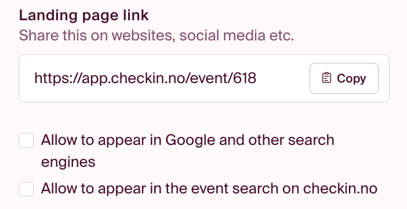 landining page