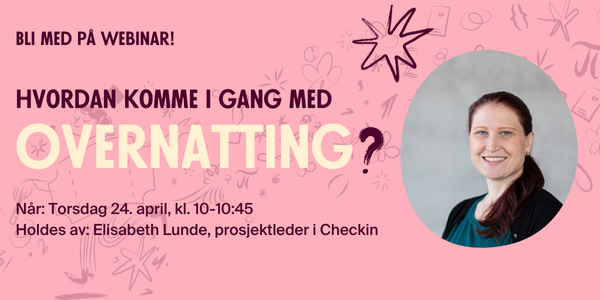 Webinar overnatting
