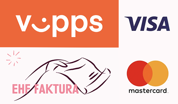 tilby betalingsløsninger dine kunder stoler på, som Vipps, Visa, Mastercard og EHF faktura
