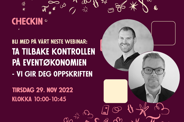 få tilbake kontrollen på eventøkonomien