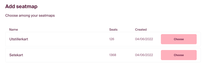 Add seatmap
