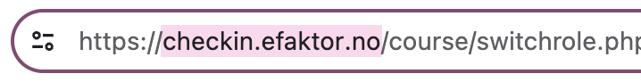 Kopier hoveddel av Moodle URL'en
