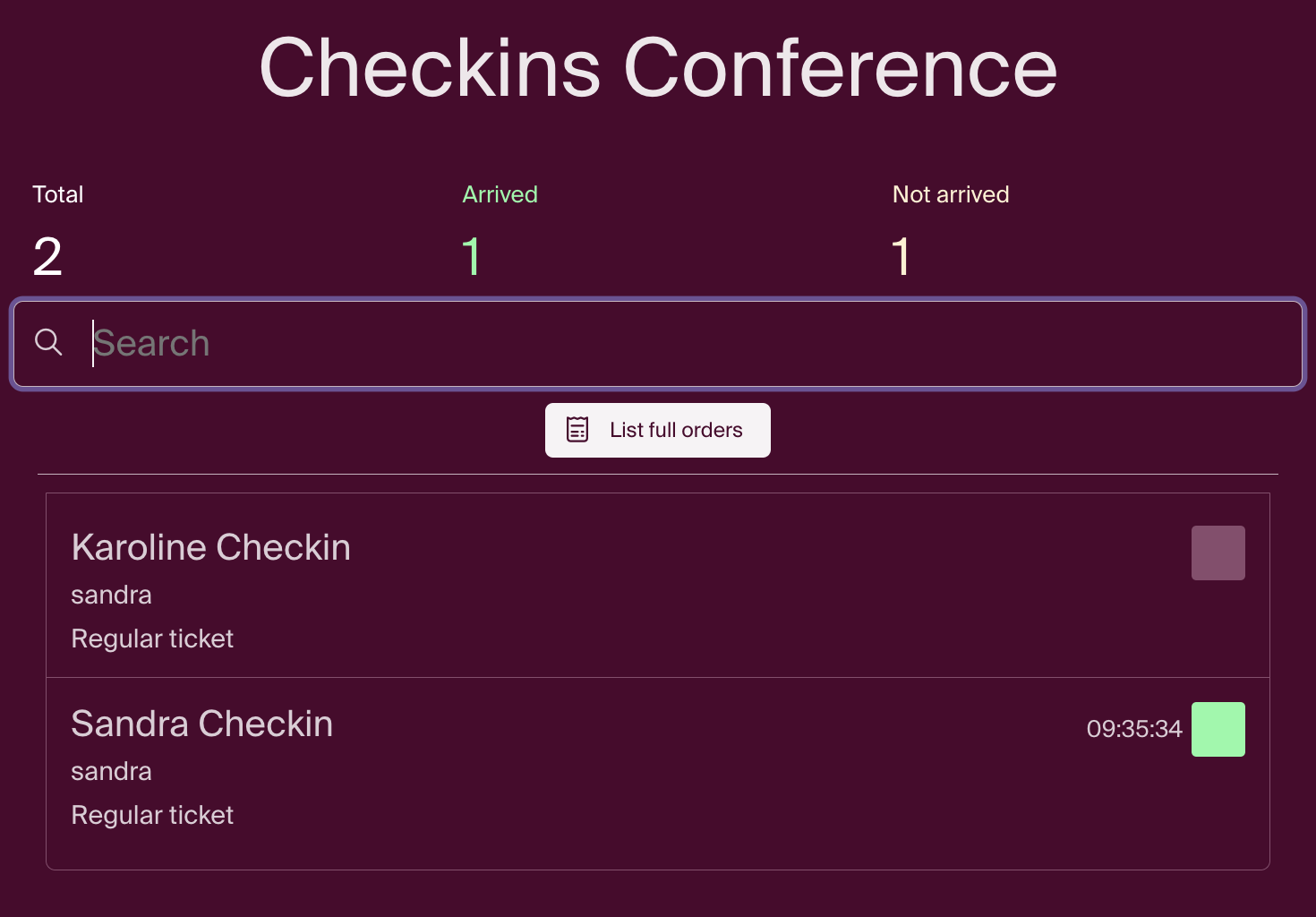 check-in-page